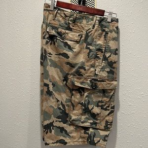 Mens Levis Camo Cargo Shorts 